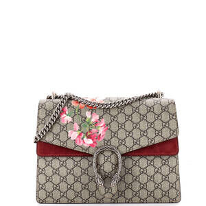 Gucci Medium Dionysus Bag Blooms Print GG Coated Canvas